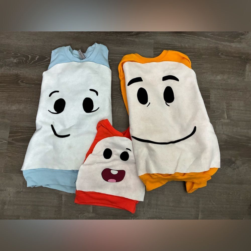 Cory Carson Mama and Papa Sweatshirt Handmade Halloween Costumes